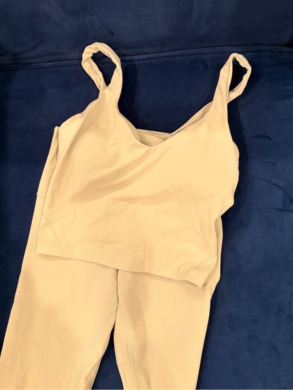 Lululemon fog green Tank & Capri Legging Set - Activewear - Picture 1 of 6